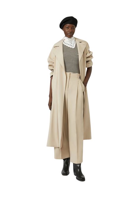 Pantalone in puro cotone - BEIGE Weekend MAXMARA | VETTURA001